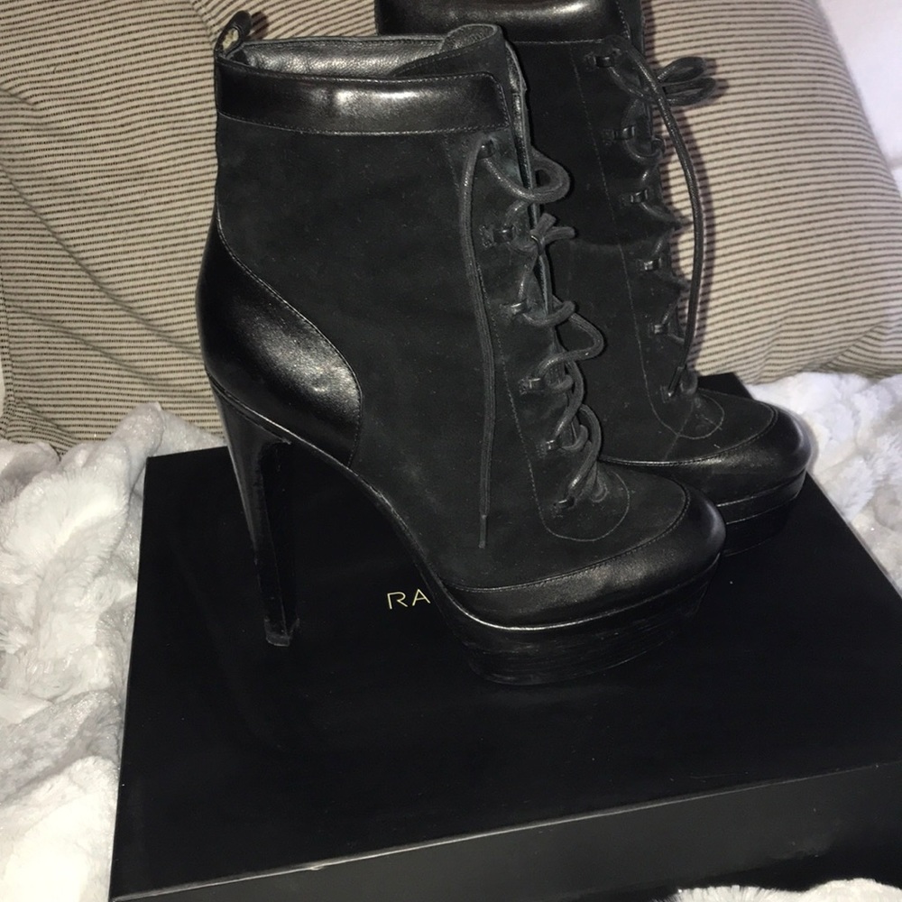 Rachel Zoe Lace Up Booties